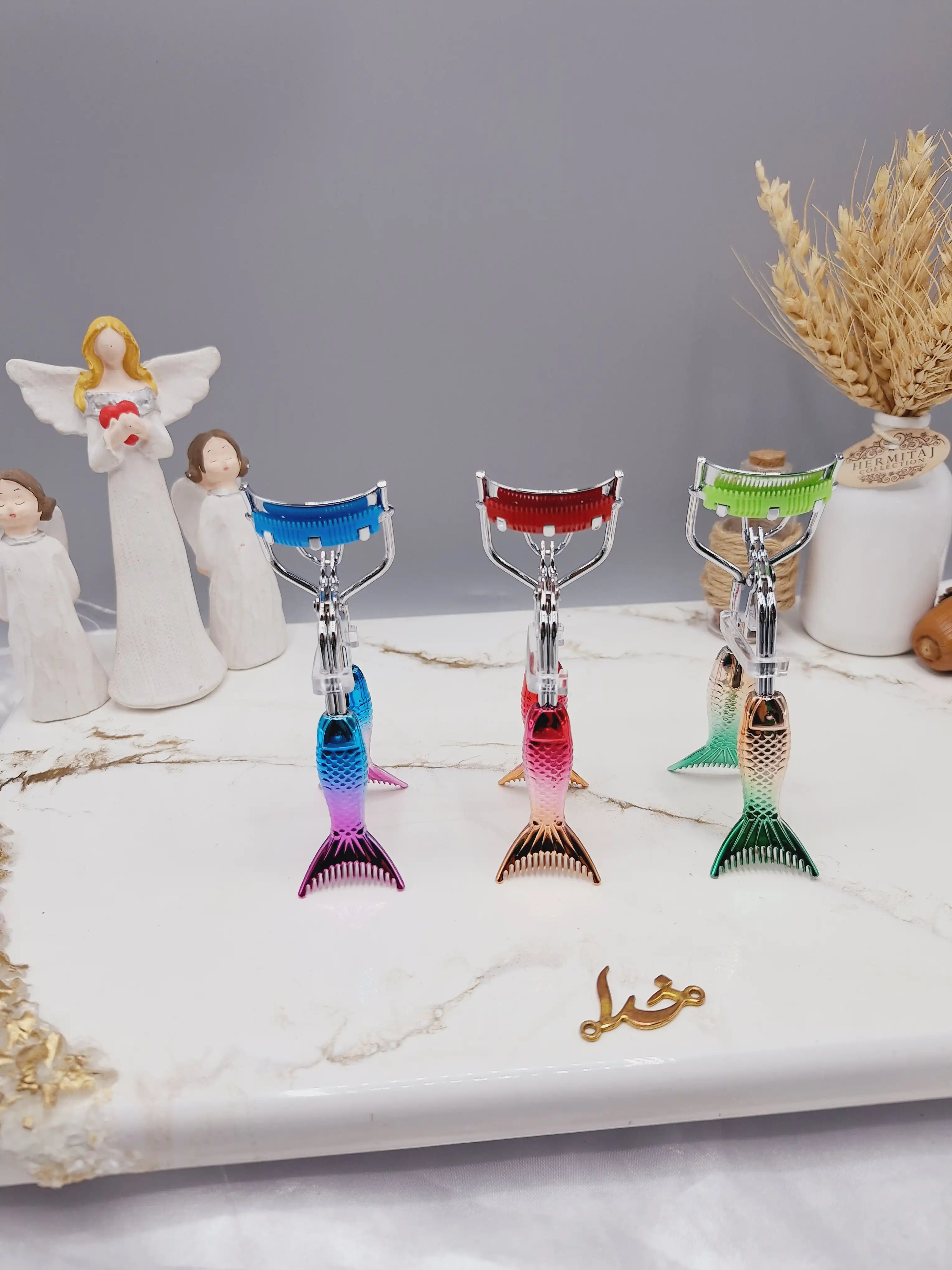 فرمژه طرح دم پری دریایی شانه دار