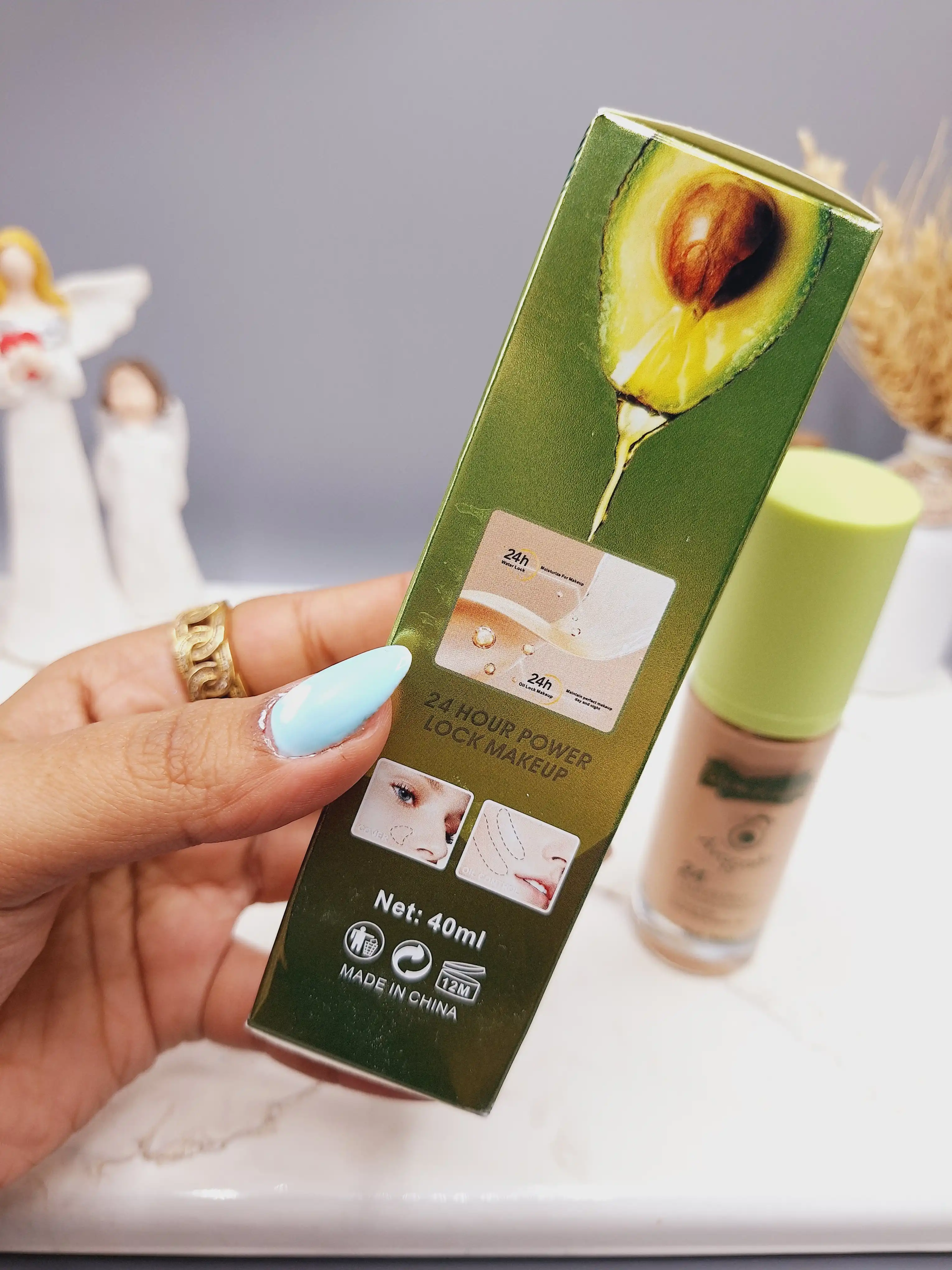 کرم پودر آووکادو 24 ساعته Show Roland کد SR002