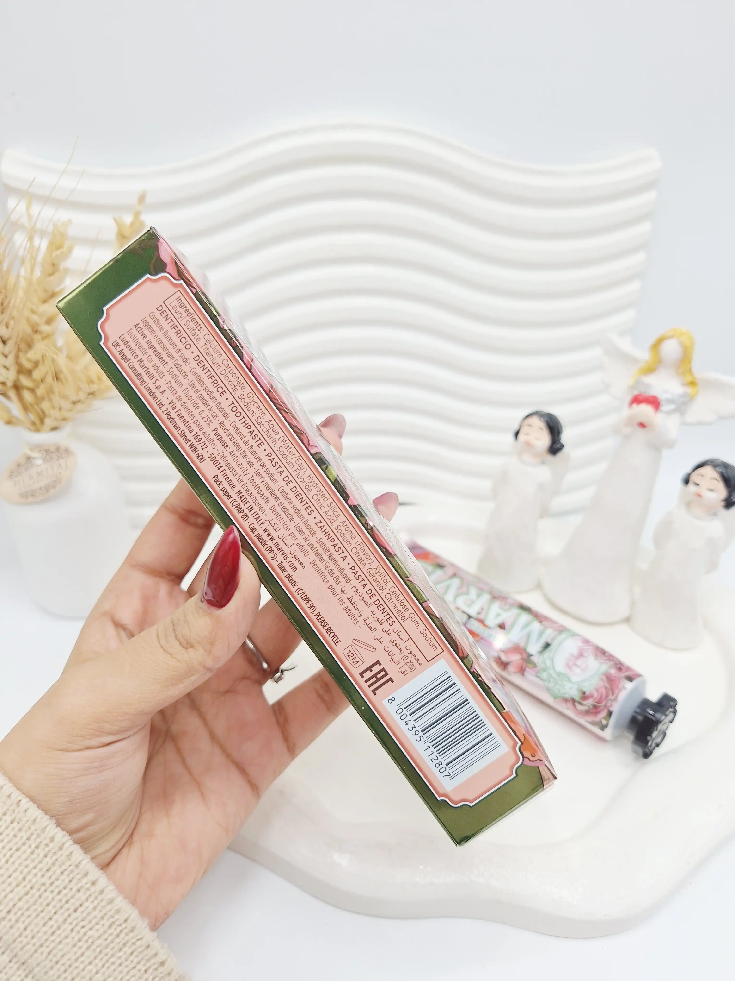 خمیر دندان مارویس گل مدل KISSING ROSE ( کارتن قرمز) کد 2807