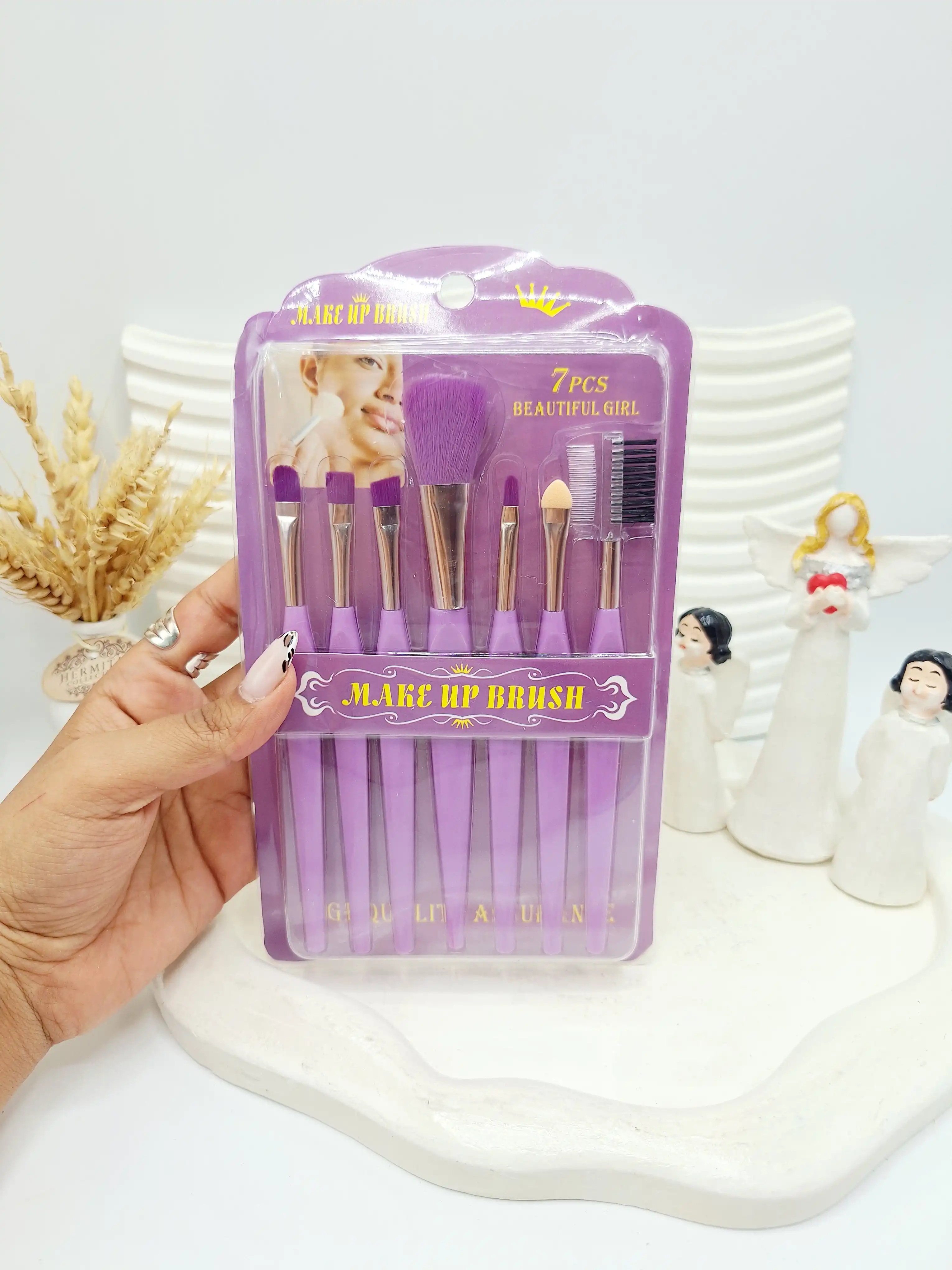 براش 7 تیکه کاربردی زیبا جعبه دار